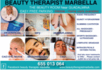Beauty Therapist Marbella