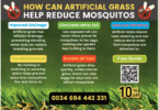 Reduce mosquitos with artifical grass in Marbella.