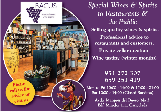 Bacus Wines & Spirits Costa Del Sol