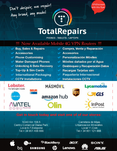 Gadget Repairs In Estepona