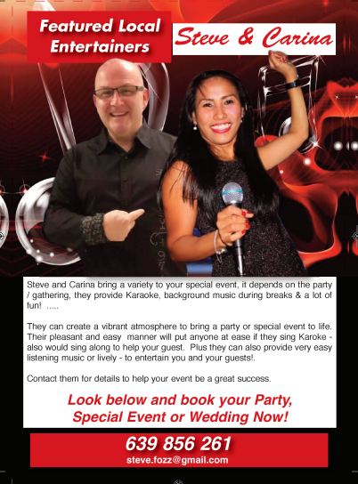 Steve & Carina Local Entertainers