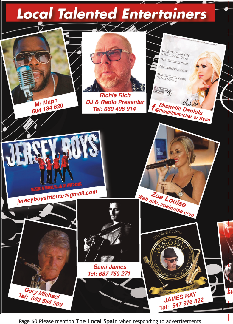 Local Entertainers In Costa Del Sol