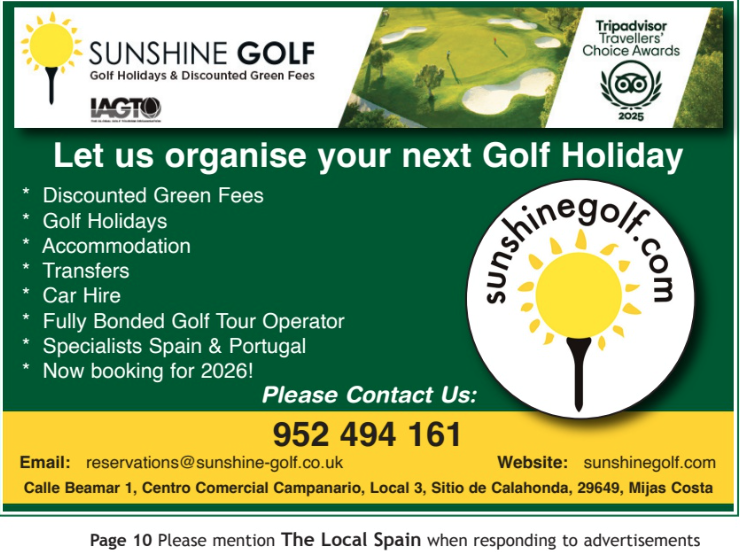 Sunshine Golf Costa Del Sol