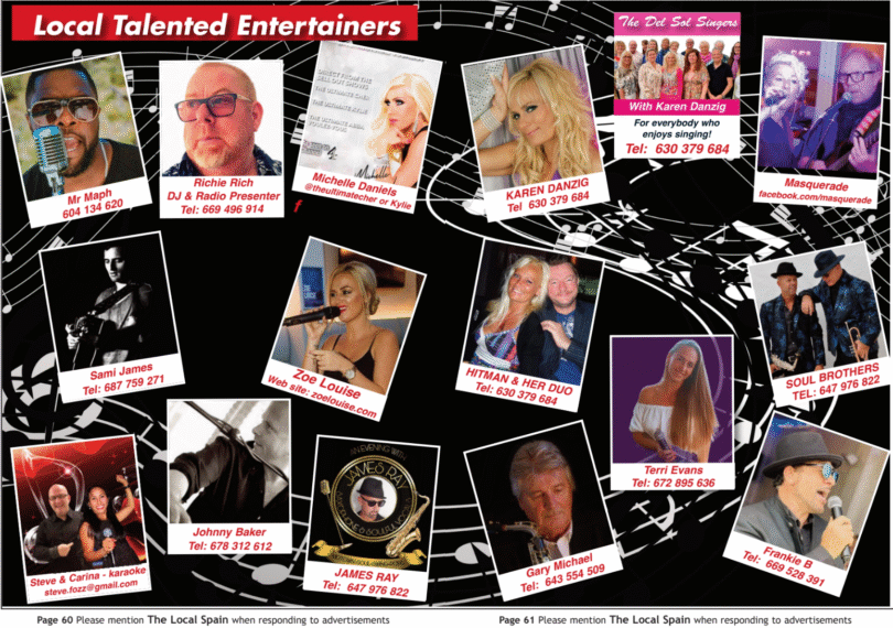 Local Entertainers In Costa Del Sol